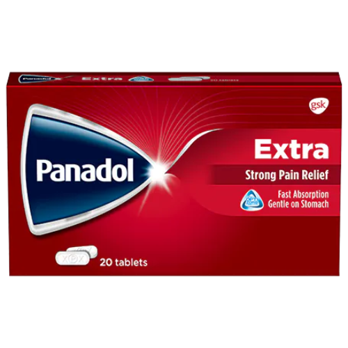 Panadol Extra Tabs 10x2 Pairs Affordable Meds 8251